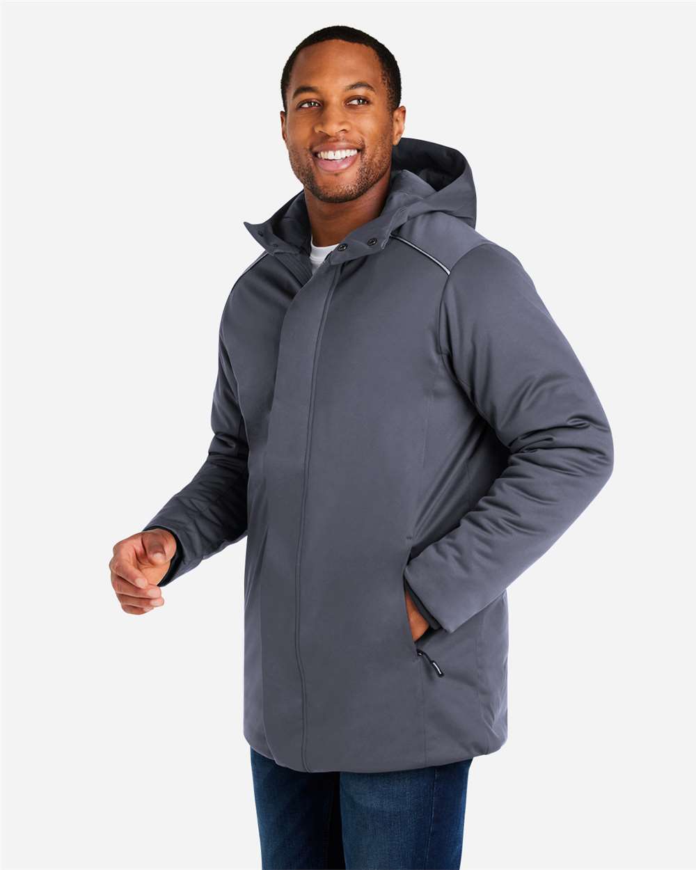 Core365 Unisex Techno Lite Flat-Fill Insulated Jacket - CE715 Carbon