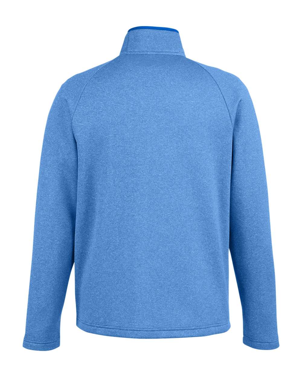 Core365 Men's Venture Heathered Stripe Full-Zip Jacket - CE72 True Royal- White