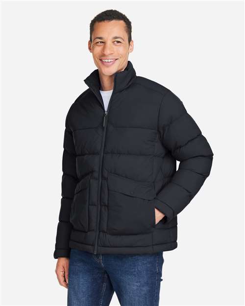 Core365 Men's Inspire Puffer Jacket - CE720 Black
