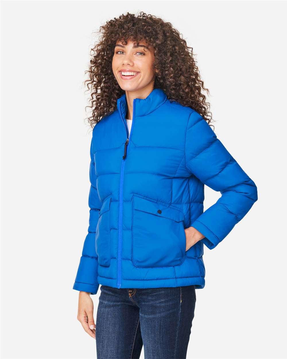 Core365 Women's Inspire Puffer Jacket - CE720W True Royal