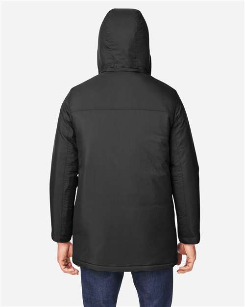 Core365 Men's Inspire 3-in-1 Jacket with Insulated Liner - CE725 Black- Carbon