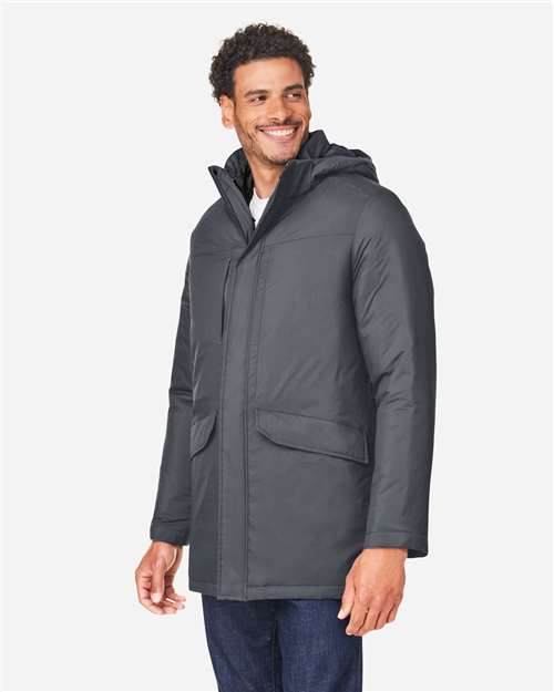 Core365 Men's Inspire 3-in-1 Jacket with Insulated Liner - CE725 Carbon- Black