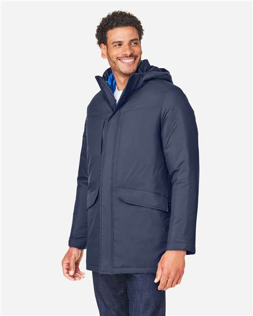 Core365 Men's Inspire 3-in-1 Jacket with Insulated Liner - CE725 Classic Navy- True Royal