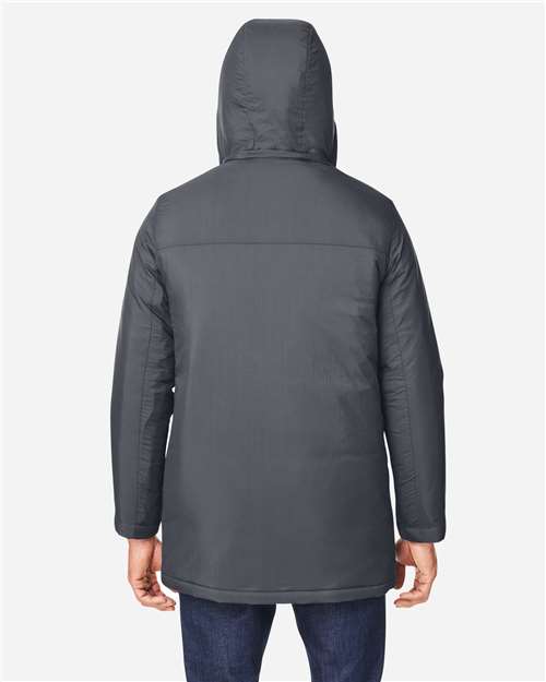 Core365 Men's Inspire 3-in-1 Jacket with Insulated Liner - CE725 Carbon- Black