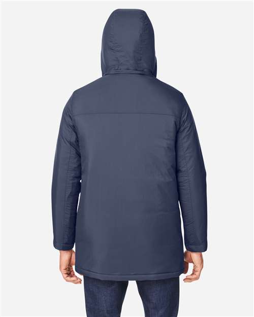 Core365 Men's Inspire 3-in-1 Jacket with Insulated Liner - CE725 Classic Navy- True Royal