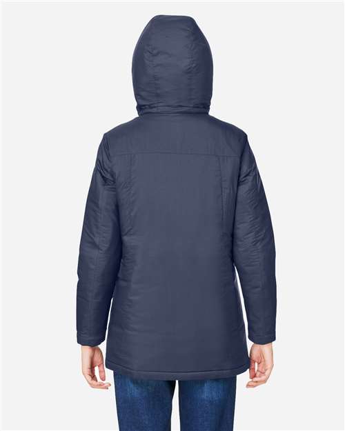 Core365 Women's Inspire 3-in-1 Jacket with Insulated Liner - CE725W Classic Navy- True Royal