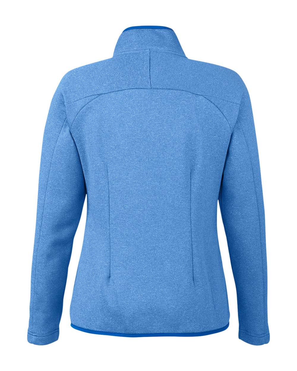 Core365 Women's Venture Heathered Stripe Full-Zip Jacket - CE72W True Royal- White