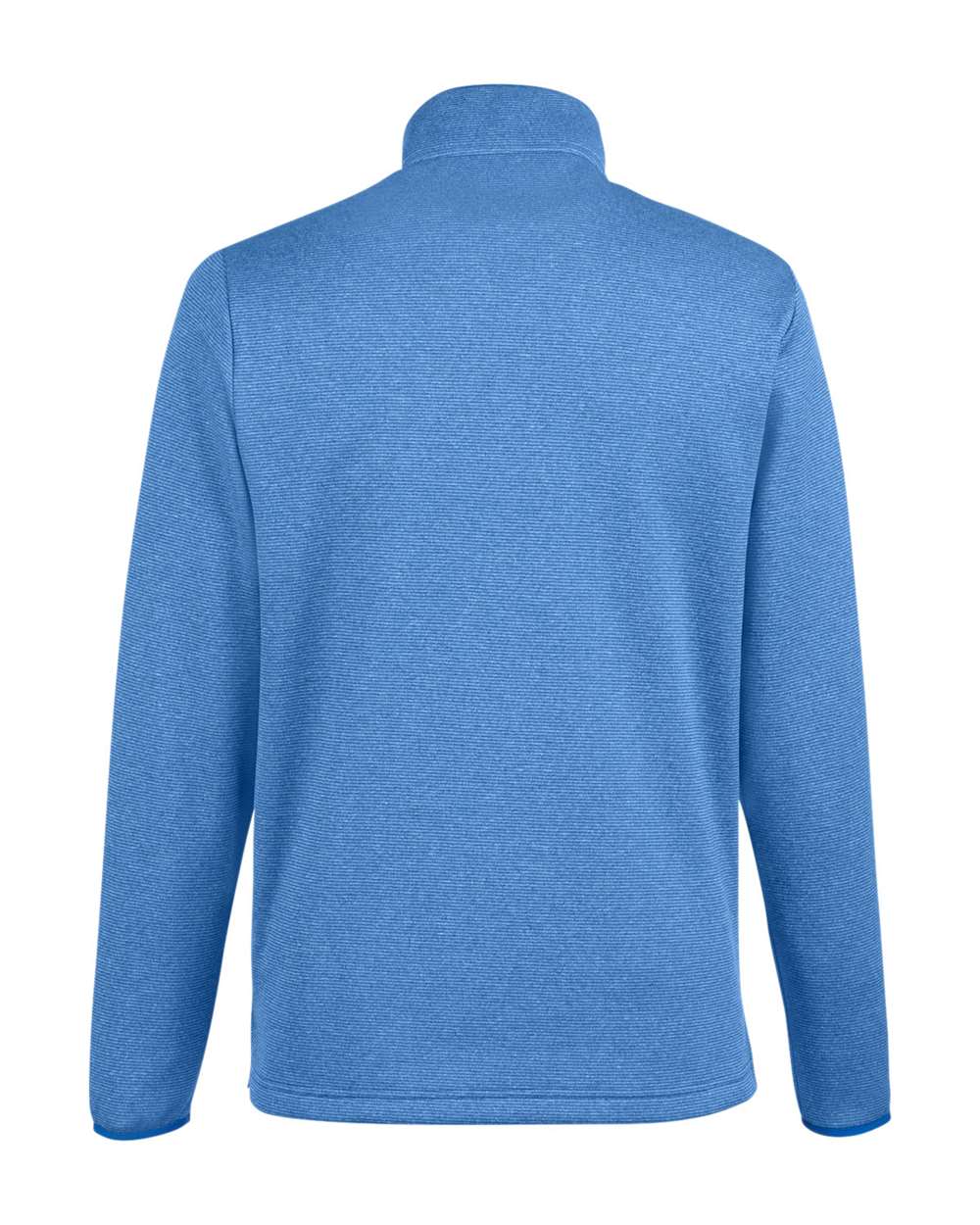 Core365 Men's Venture Heathered Stripe Quarter-Zip Pullover - CE73 True Royal- White