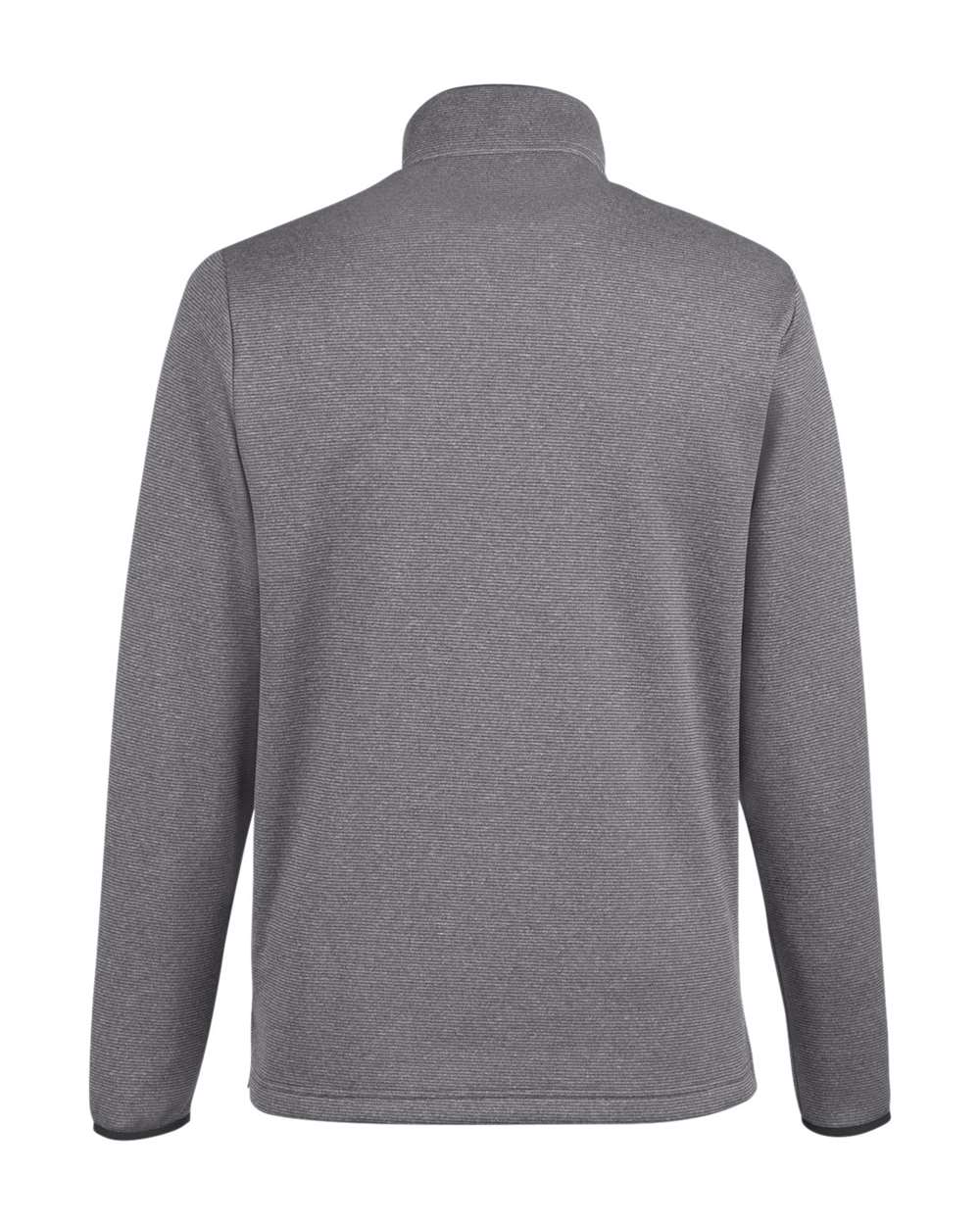 Core365 Men's Venture Heathered Stripe Quarter-Zip Pullover - CE73 Black- White