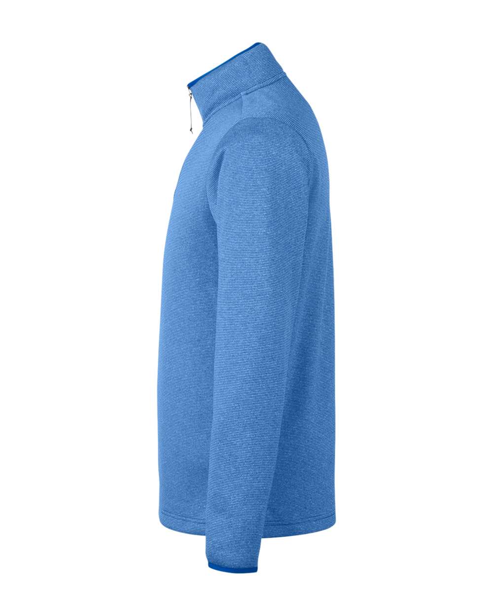 Core365 Men's Venture Heathered Stripe Quarter-Zip Pullover - CE73 True Royal- White