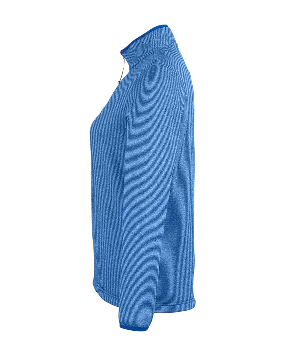 Core365 Women's Venture Heathered Stripe Quarter-Zip Pullover - CE73W True Royal- White
