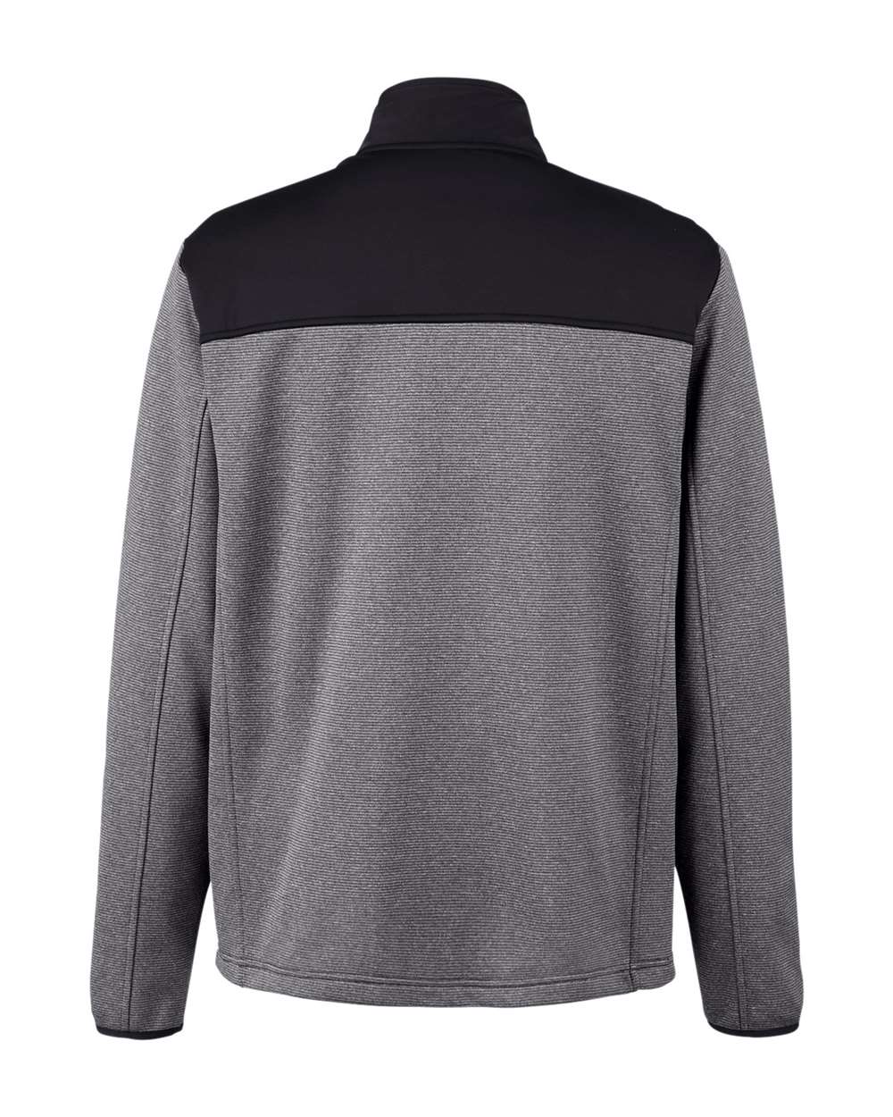 Core365 Men's Venture Heathered Stripe Hybrid Jacket - CE74 Black- White