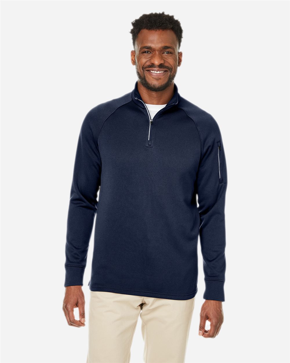 Core365 Unisex Fusion ChromaSoft™ Fleece Quarter-Zip Pullover - CE801