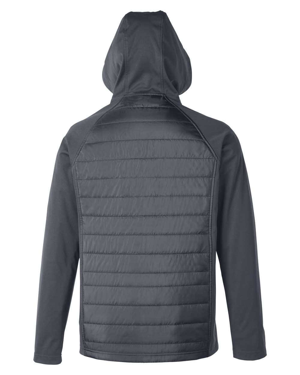 Core365 Unisex Techno Lite Hybrid Hooded Jacket - CE808 Carbon
