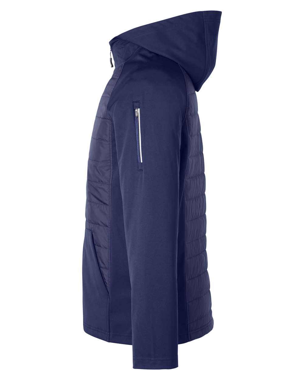 Core365 Unisex Techno Lite Hybrid Hooded Jacket - CE808 Classic Navy