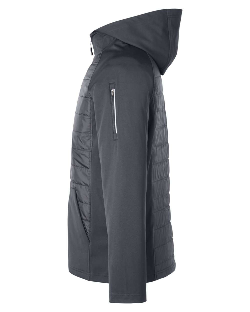 Core365 Unisex Techno Lite Hybrid Hooded Jacket - CE808 Carbon