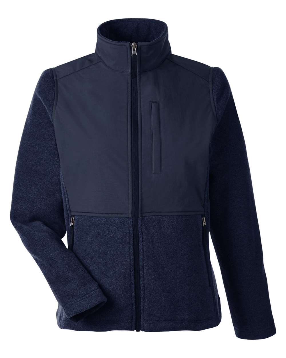 Core365 Women's Journey Summit Hybrid Full-Zip - CE890W Classic Navy- Classic Navy