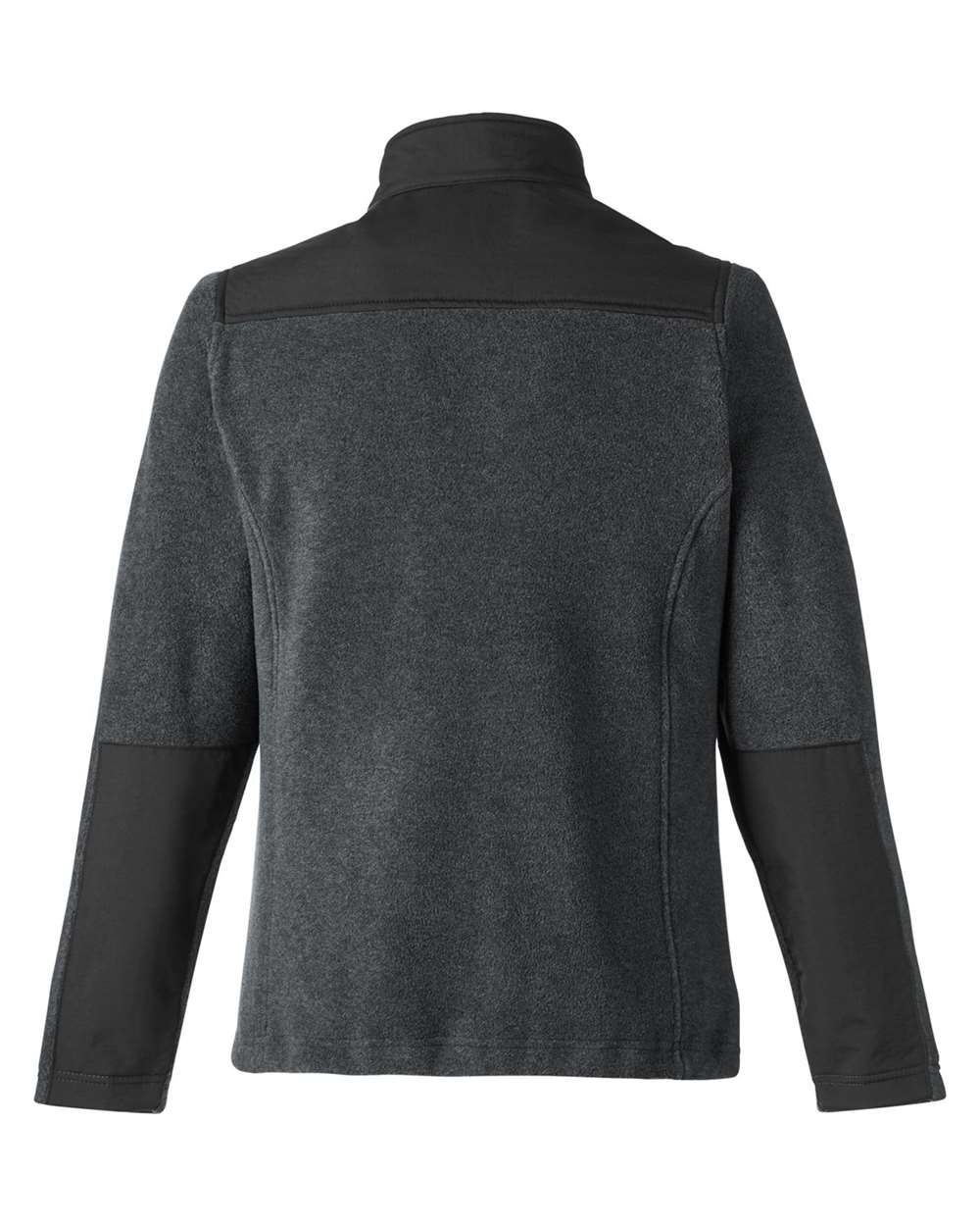 Core365 Women's Journey Summit Hybrid Full-Zip - CE890W Heather Charcoal- Black