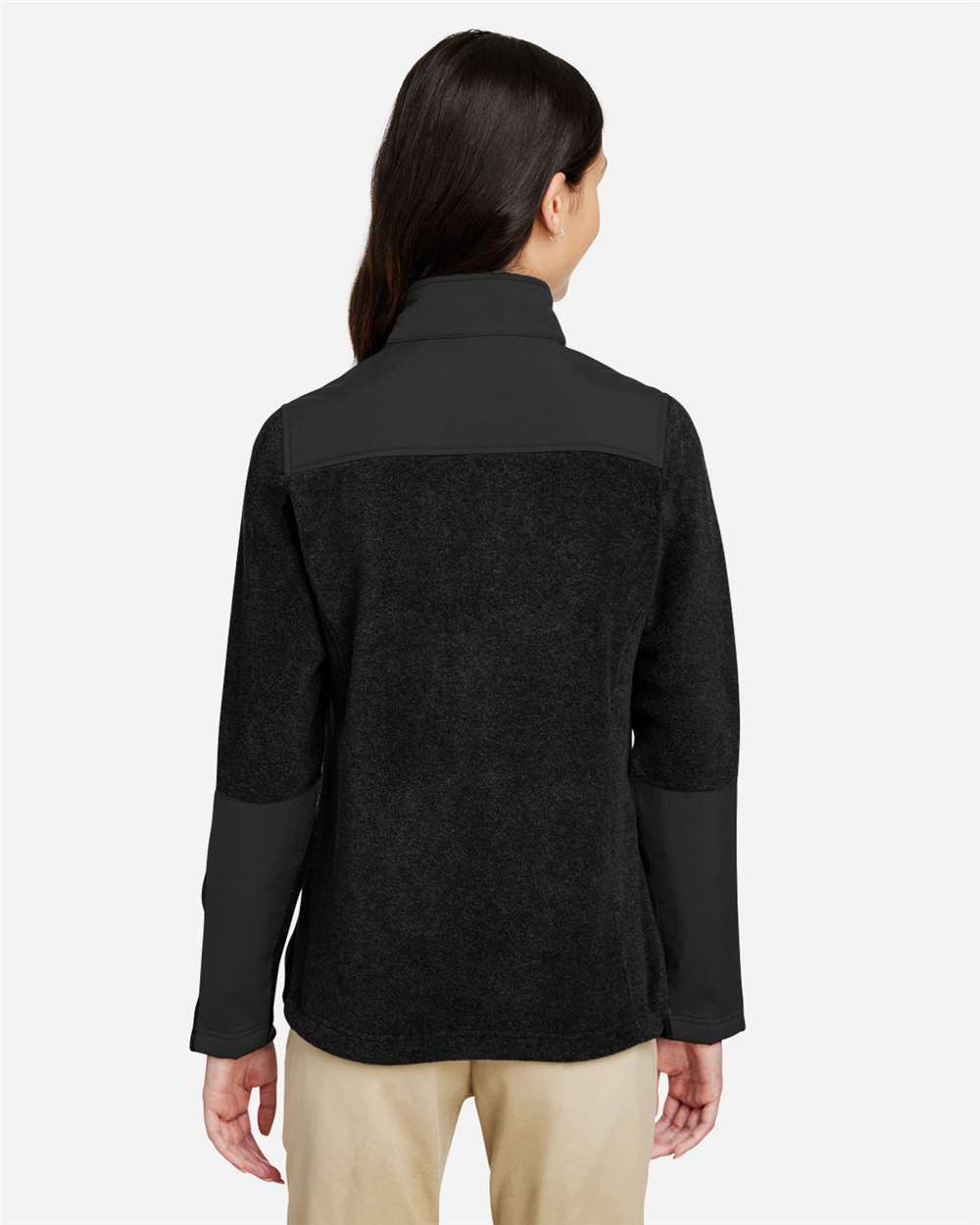 Core365 Women's Journey Summit Hybrid Full-Zip - CE890W Black- Black