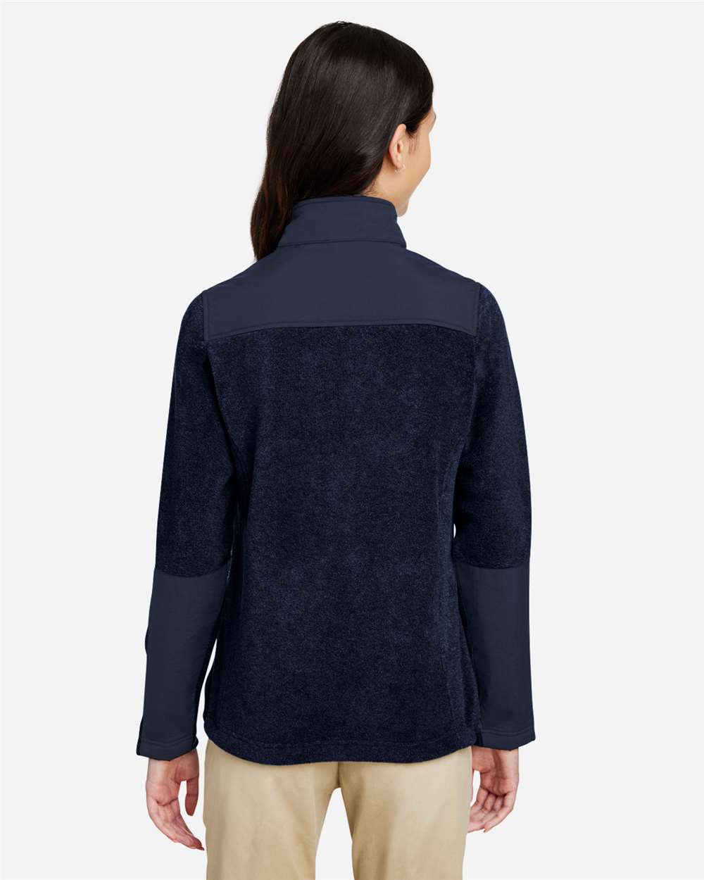Core365 Women's Journey Summit Hybrid Full-Zip - CE890W Classic Navy- Classic Navy