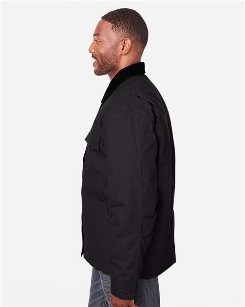 Berne Apparel Men's Heritage Chore Coat - CH416 Black