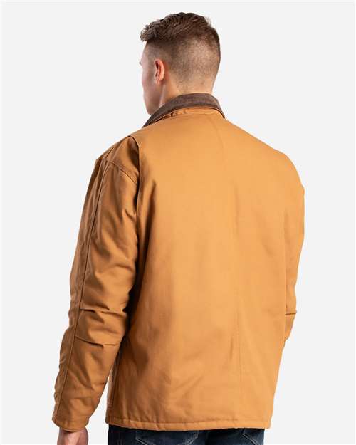 Berne Apparel Men's Heritage Chore Coat - CH416 Brown Duck