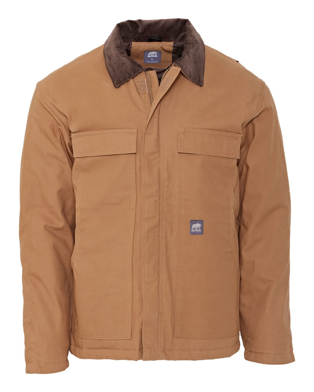 Berne Apparel Men's Heritage Chore Coat - CH416 Brown Duck