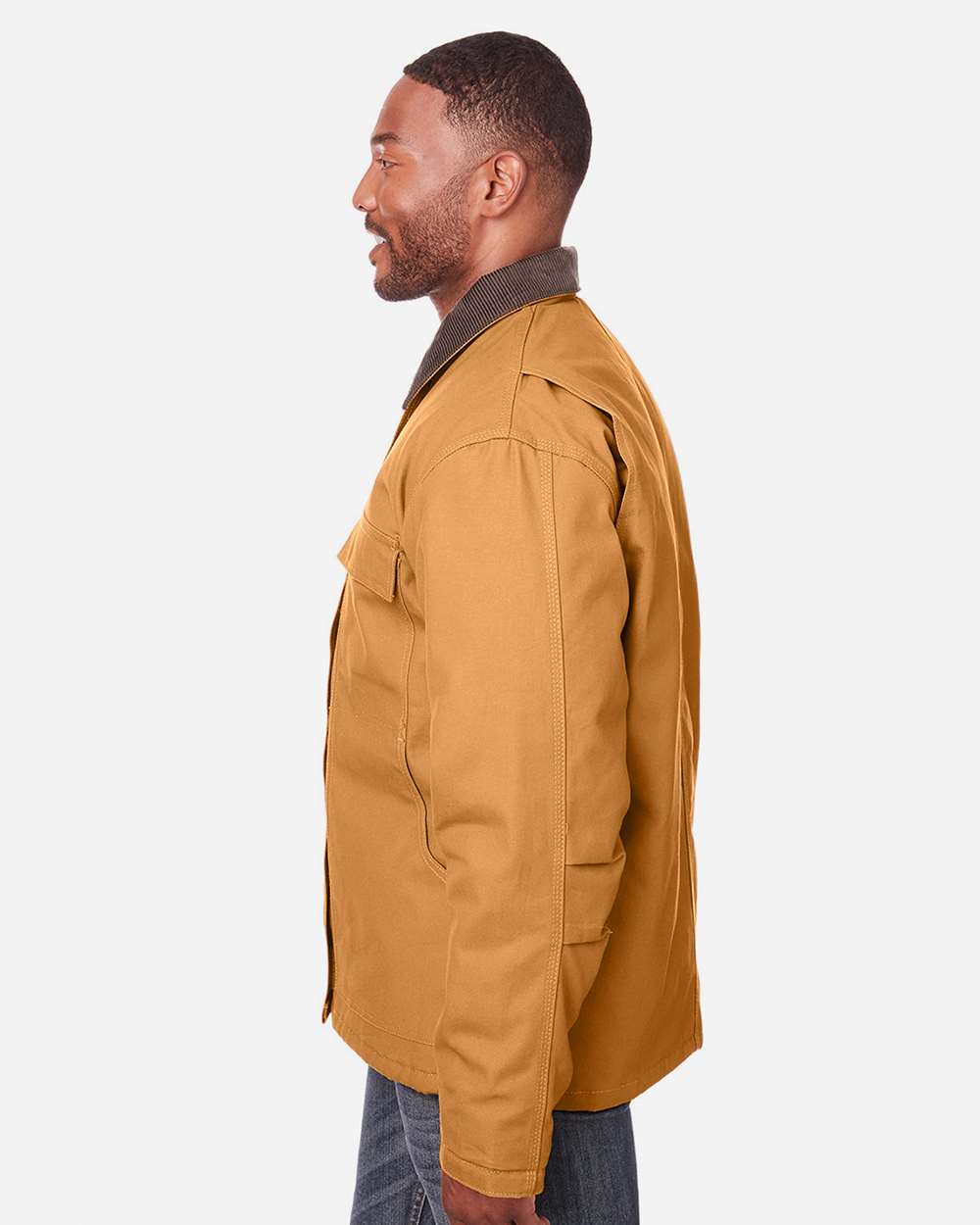 Berne Apparel Men's Heritage Chore Coat - CH416 Brown Duck