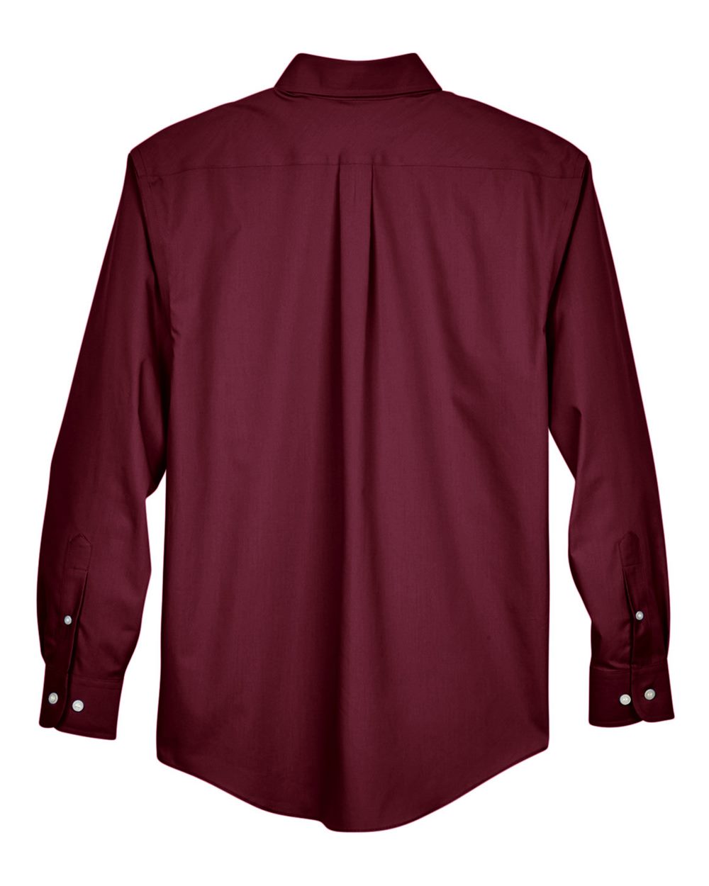 Devon & Jones Men's Crown Collection® Broadcloth Woven Dress Shirt - D620 Burgundy