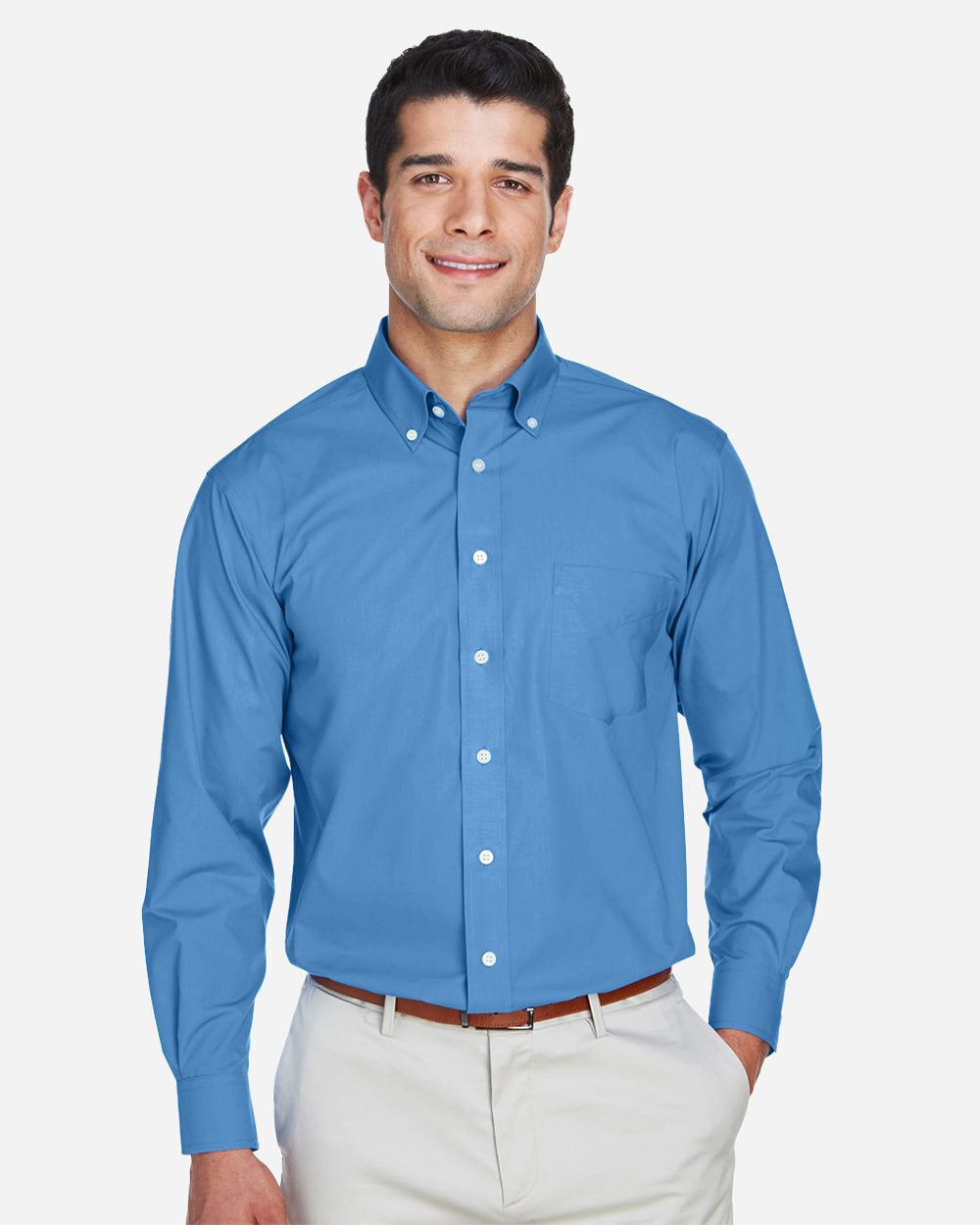 Coal Harbourᴹᴰ Men's Tall Crown Collection® Broadcloth Woven Dress Shirt - D620T