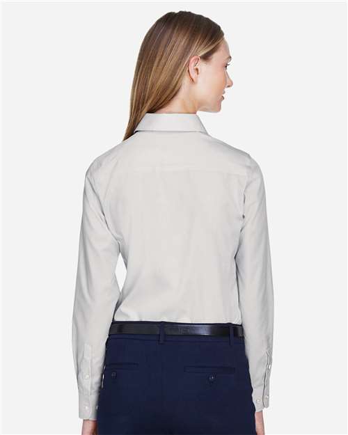 Devon & Jones Women's Crown Collection® Broadcloth Woven Dress Shirt - D620W Silver