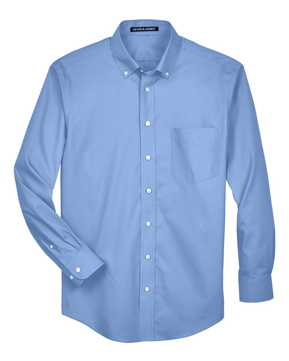 Devon & Jones Men's Crown Collection® Oxford Woven Dress Shirt - D630 Light Blue