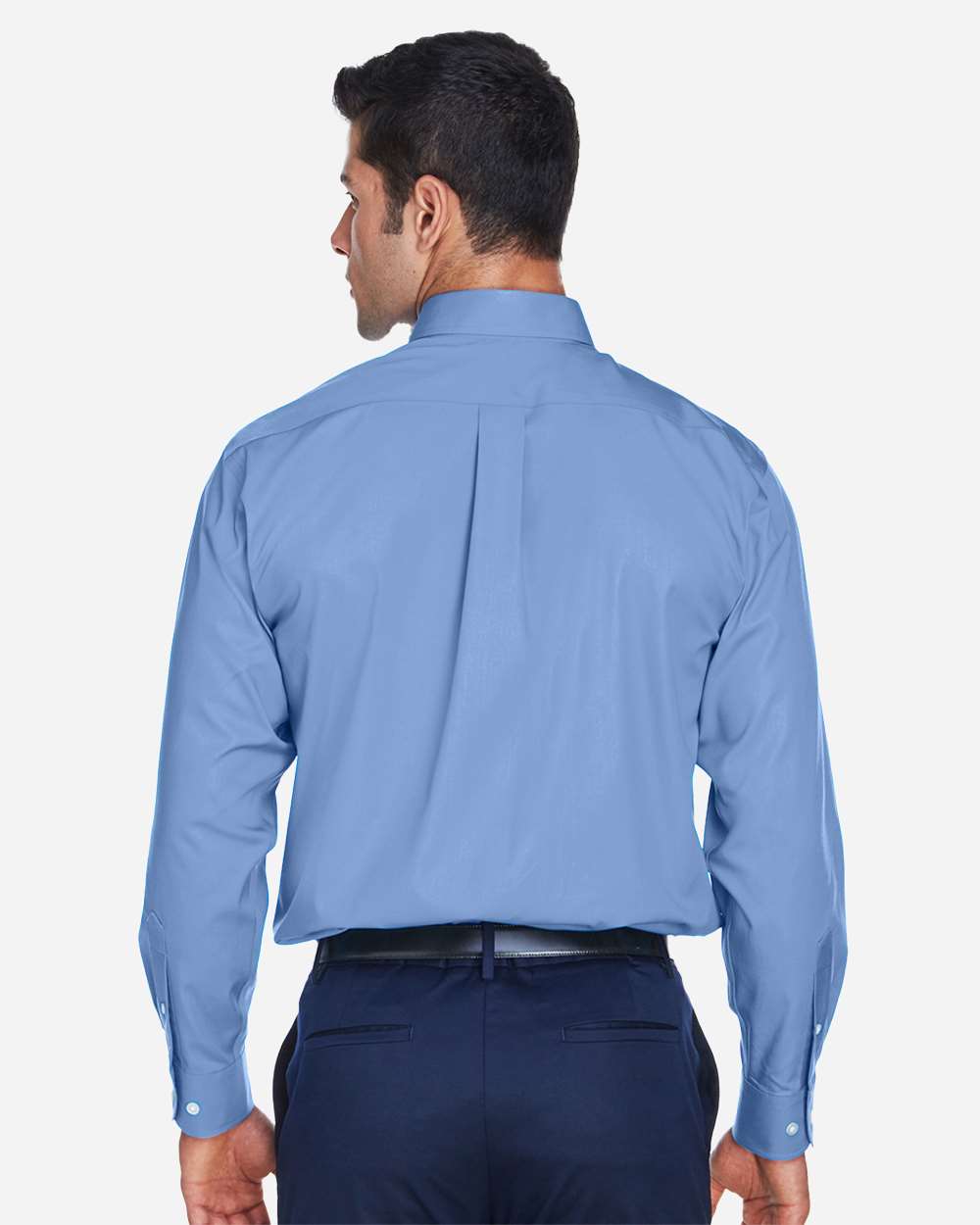 Devon & Jones Men's Crown Collection® Oxford Woven Dress Shirt - D630 Light Blue