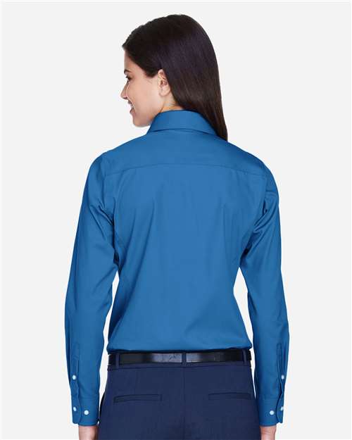 Devon & Jones Women's Crown Collection® Oxford Woven Dress Shirt - D630W French Blue