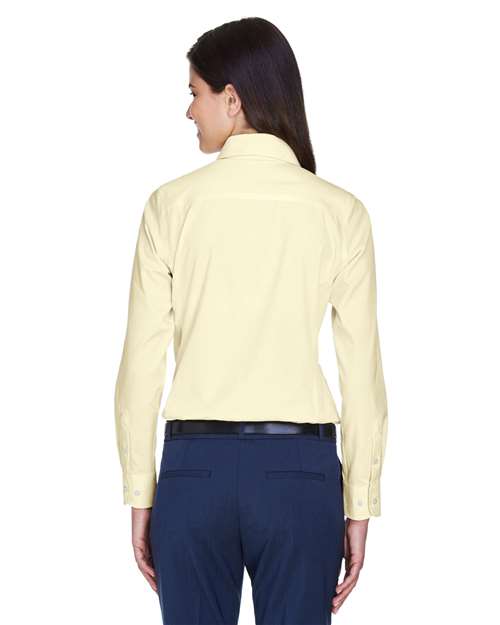 Devon & Jones Women's Crown Collection® Oxford Woven Dress Shirt - D630W Transparent Yellow
