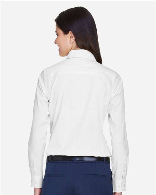 Devon & Jones Women's Crown Collection® Oxford Woven Dress Shirt - D630W White