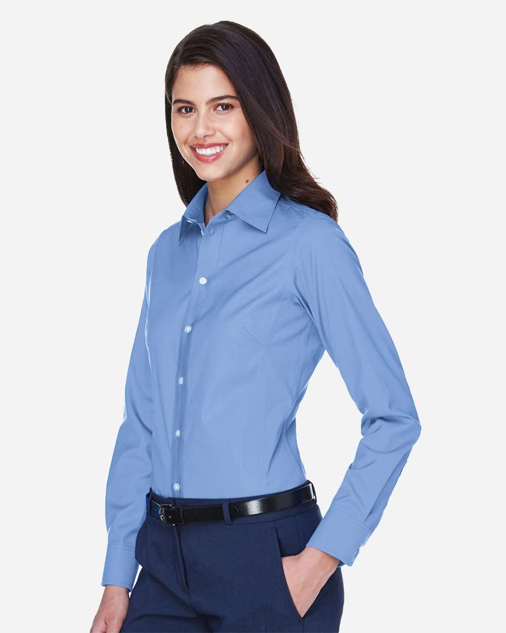 Devon & Jones Women's Crown Collection® Oxford Woven Dress Shirt - D630W Light Blue