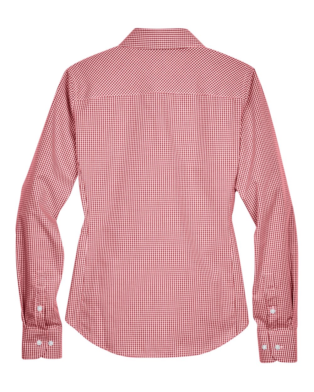 Devon & Jones Women's Crown Collection® Gingham Check Woven Dress Shirt - D640W Red