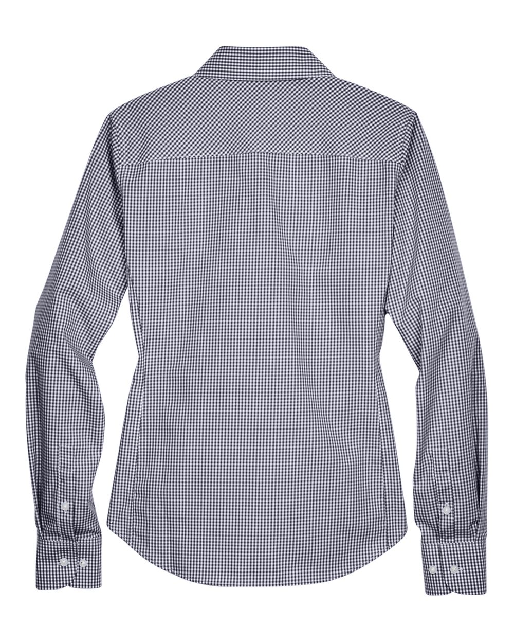 Devon & Jones Women's Crown Collection® Gingham Check Woven Dress Shirt - D640W Navy