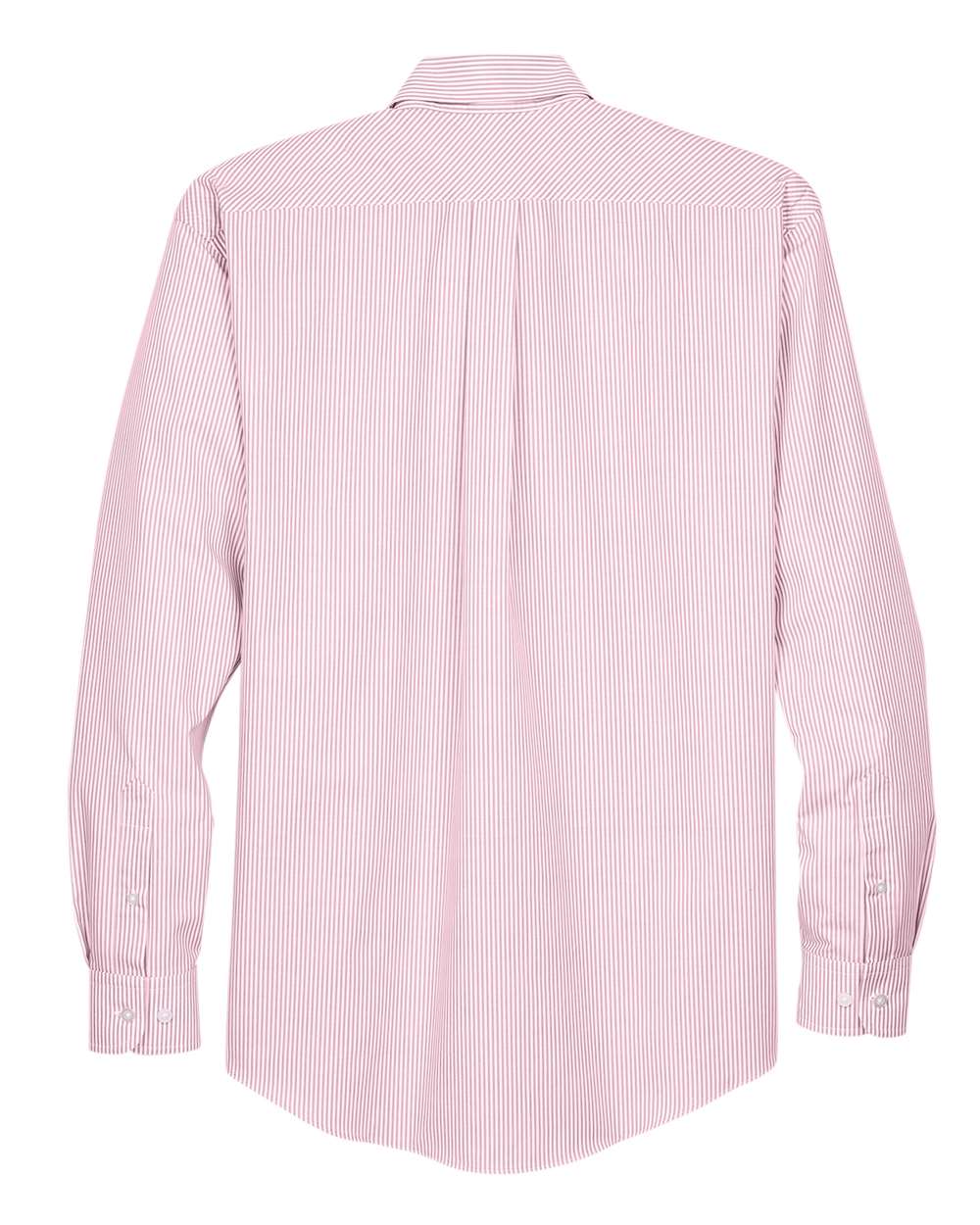 Devon & Jones Men's Crown Collection® Banker Stripe Woven Dress Shirt - D645 Pink