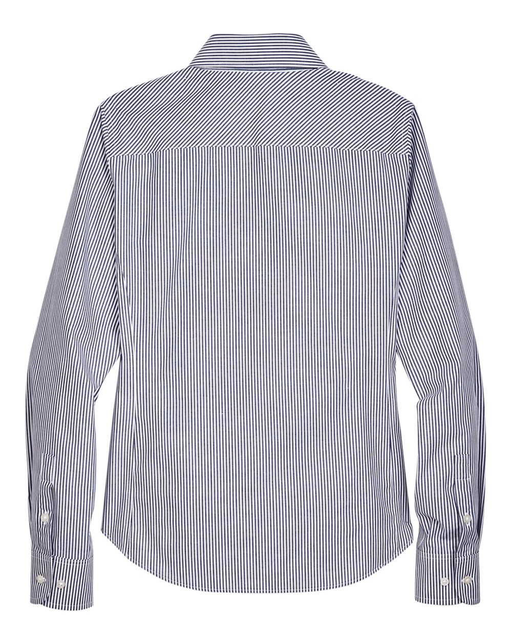 Devon & Jones Women's Crown Collection® Banker Stripe Woven Dress Shirt - D645W Navy