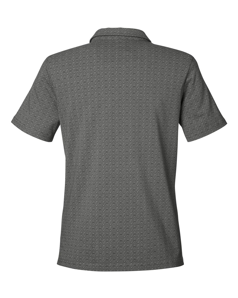 Devon & Jones Women's Crownlux Performance® Geo Polo - DG101W Graphite- Silver
