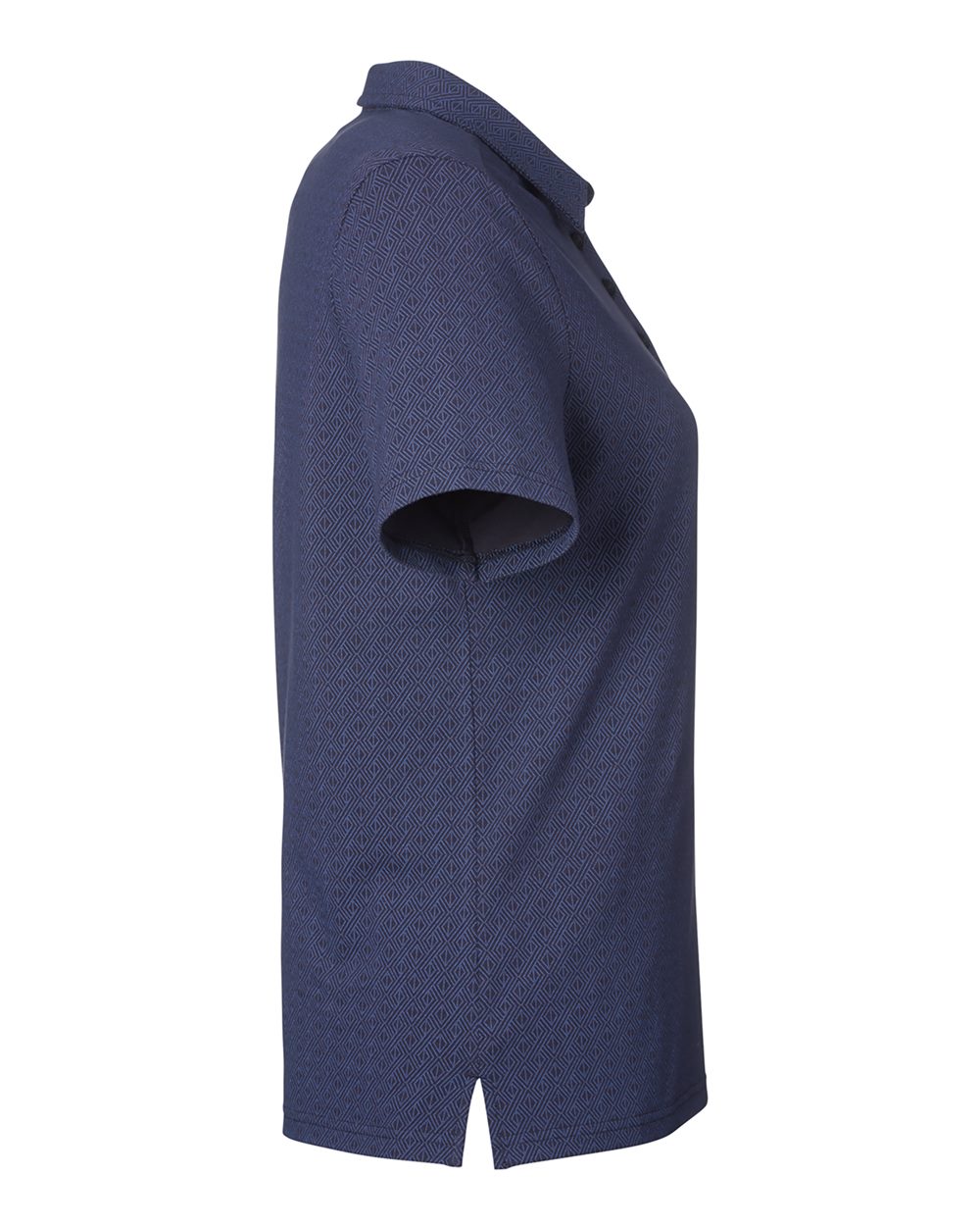 Devon & Jones Women's Crownlux Performance® Geo Polo - DG101W Navy- French Blue