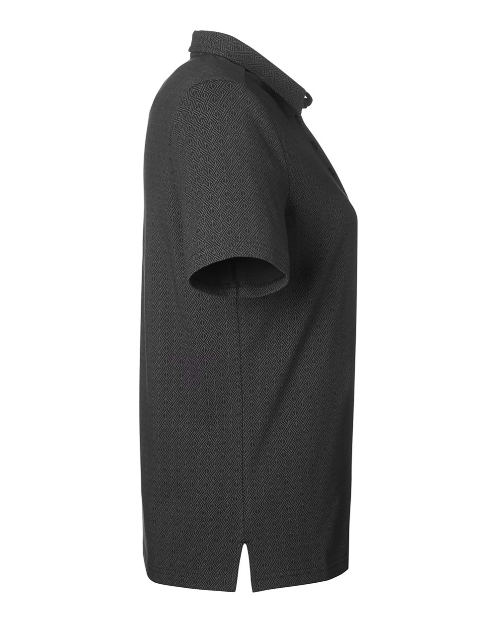 Devon & Jones Women's Crownlux Performance® Geo Polo - DG101W Black- Graphite
