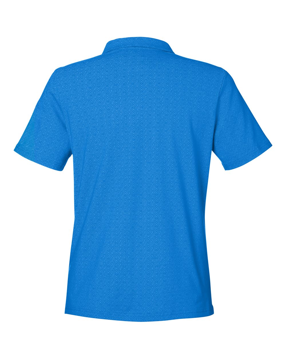 Devon & Jones Women's Crownlux Performance® Geo Polo - DG101W French Blue- Crystal Blue