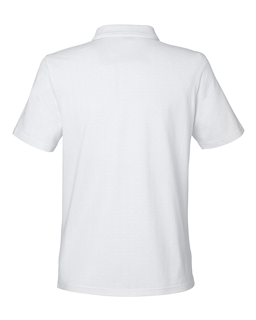 Devon & Jones Women's Crownlux Performance® Geo Polo - DG101W White- Silver
