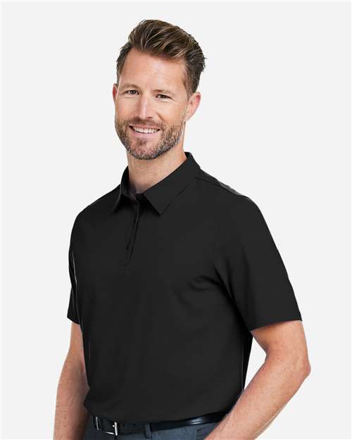 Devon & Jones Men's Raleigh Stretch Polo - DG120 Black