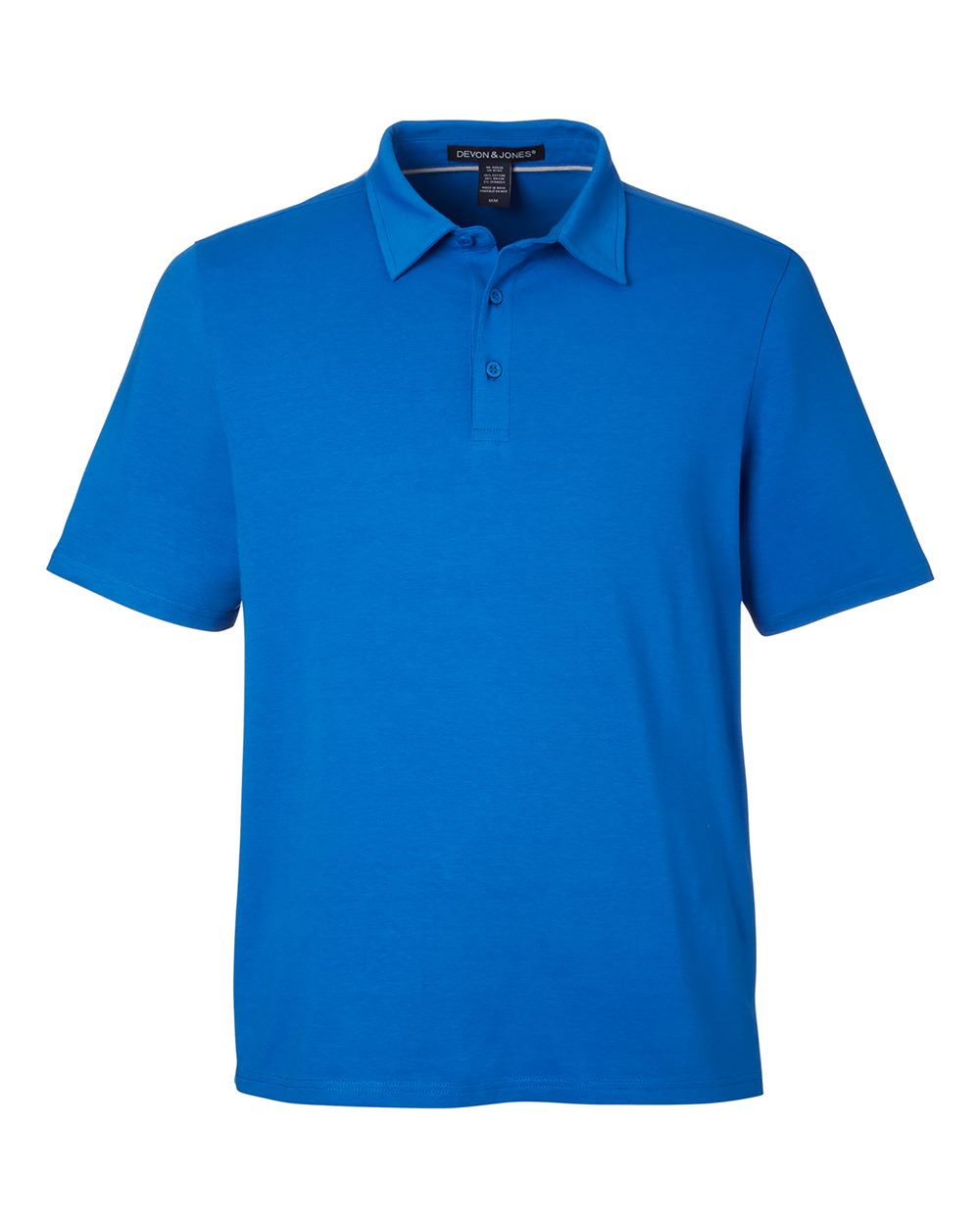 Devon & Jones Men's Raleigh Stretch Polo - DG120 French Blue