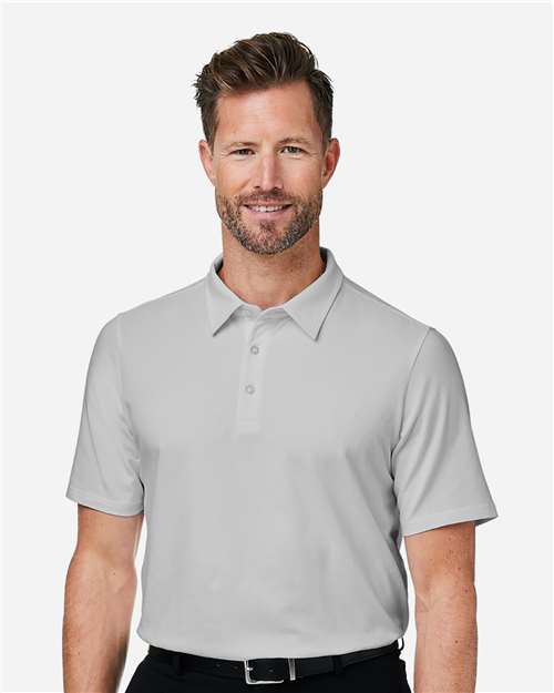 Devon & Jones Men's Raleigh Stretch Polo - DG120 Grey