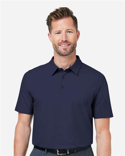 Devon & Jones Men's Raleigh Stretch Polo - DG120 Navy